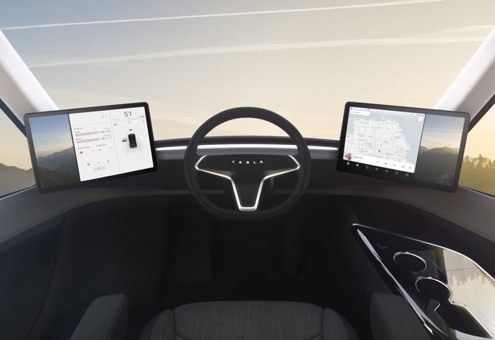 Tesla Semi Interior